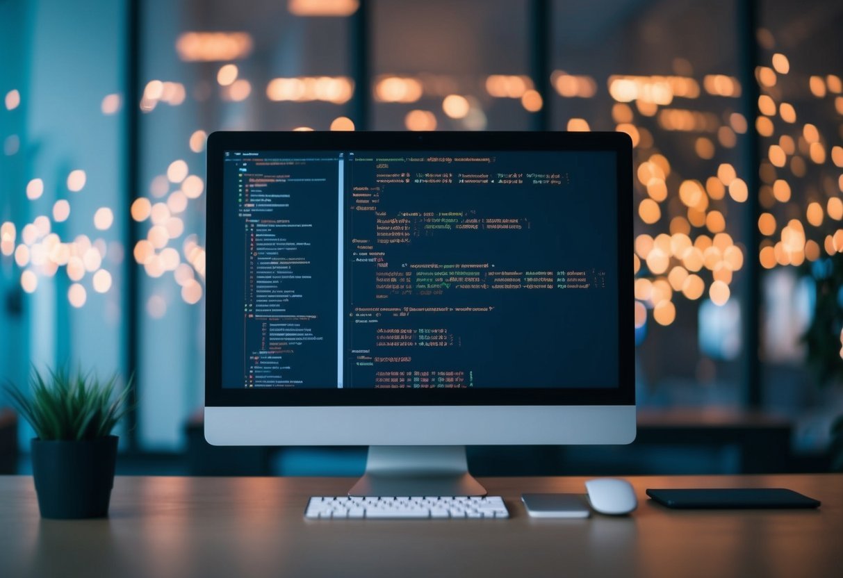 A computer screen displaying SQL code with conditional queries and procedural programming techniques