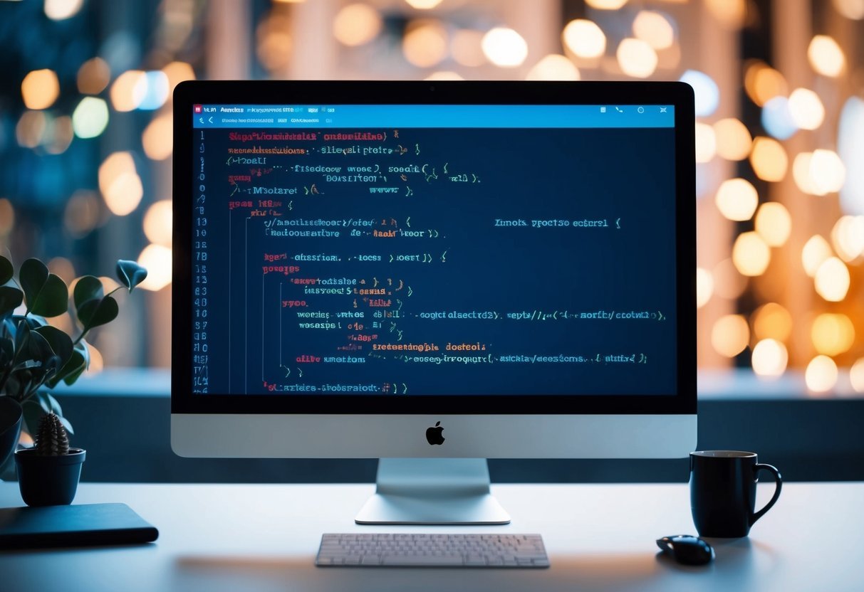 A computer screen displaying SQL code with variable declarations and IF statements