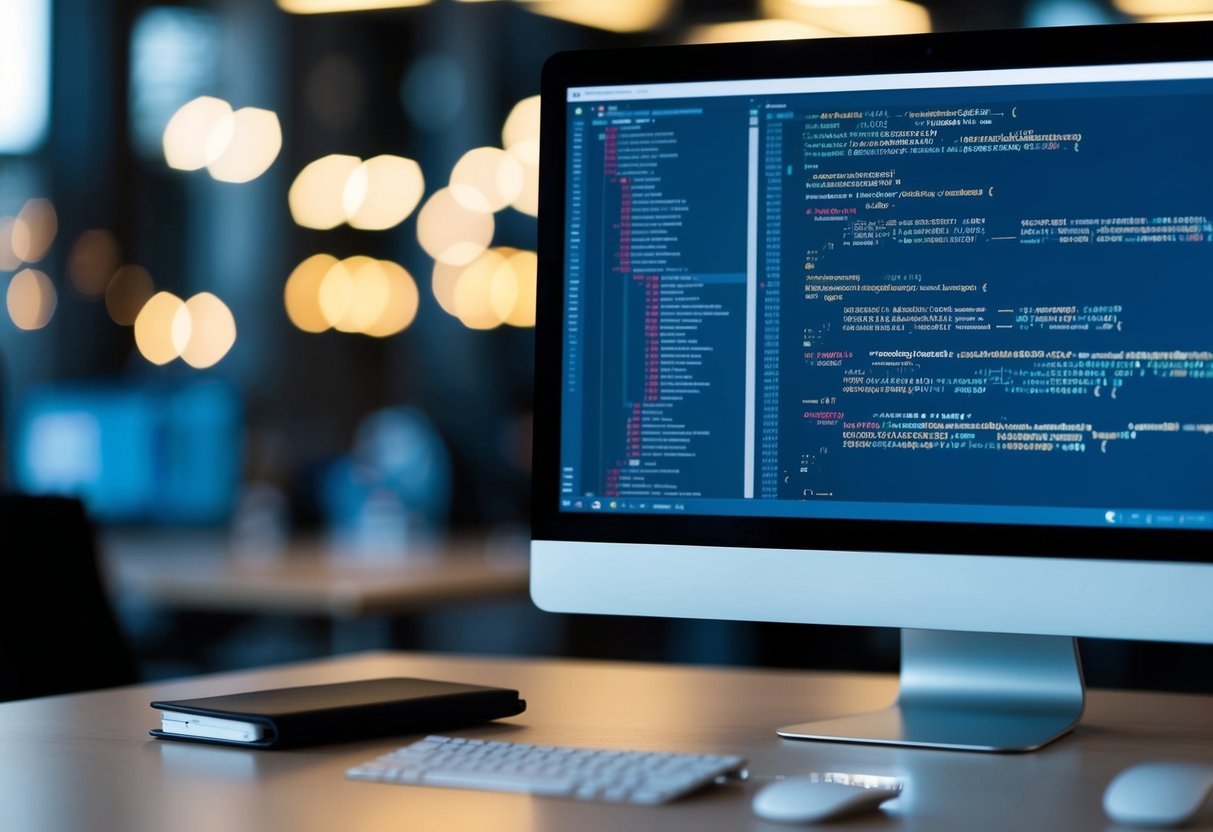 A computer screen displaying intricate SQL code with highlighted sections on Dynamic SQL