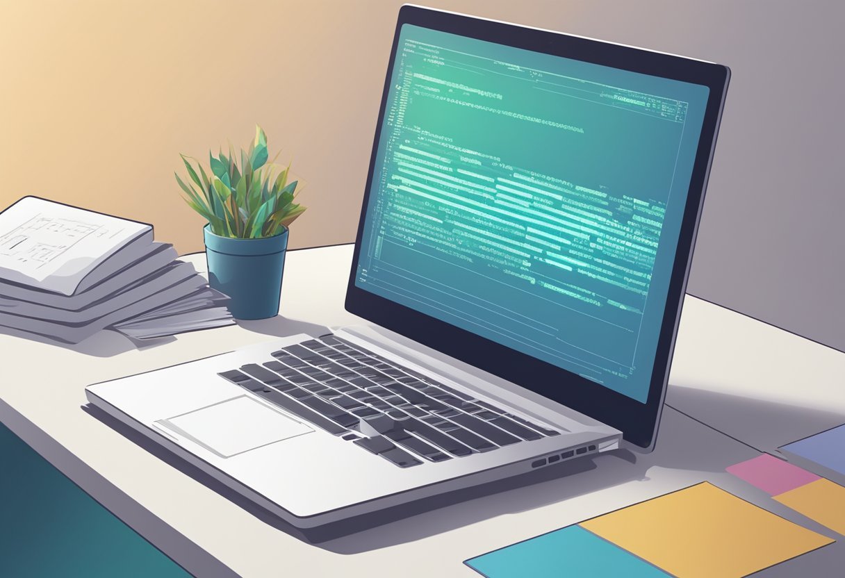 A computer screen showing SQL code manipulating JSON data