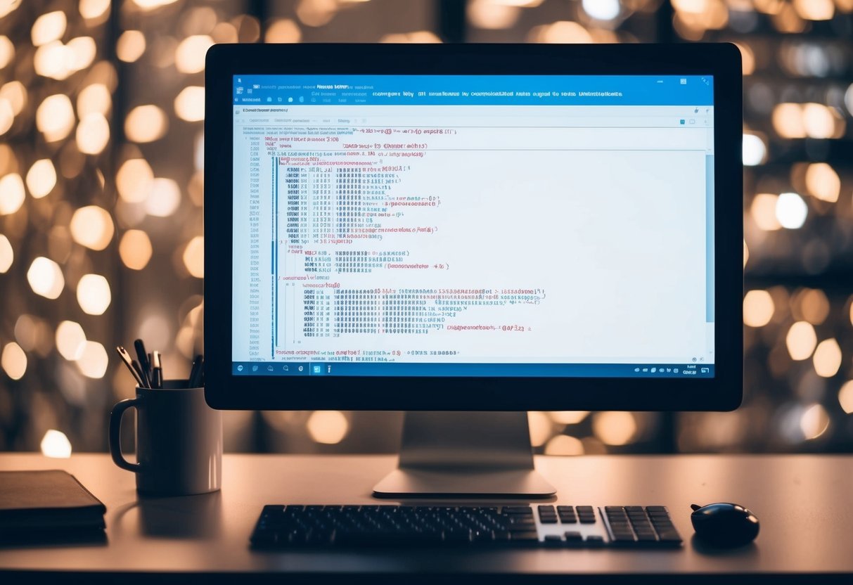 A computer screen displaying SQL queries and data manipulation techniques for machine learning models