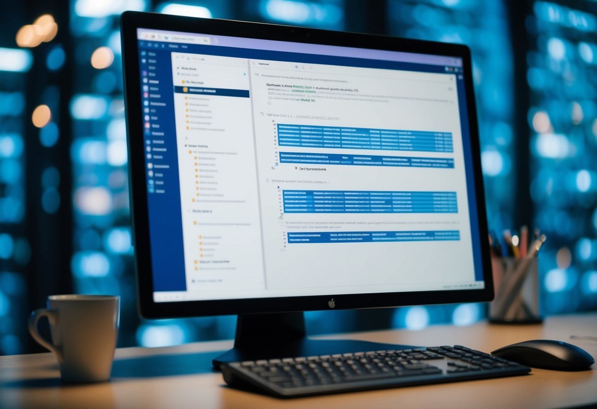 A computer screen displaying SQL queries and data manipulation for machine learning models