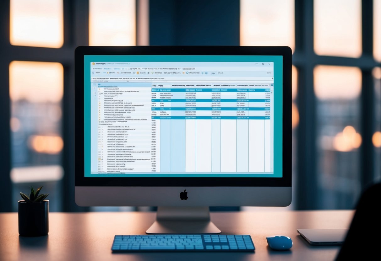 A computer screen displaying SQL queries and data tables for machine learning models