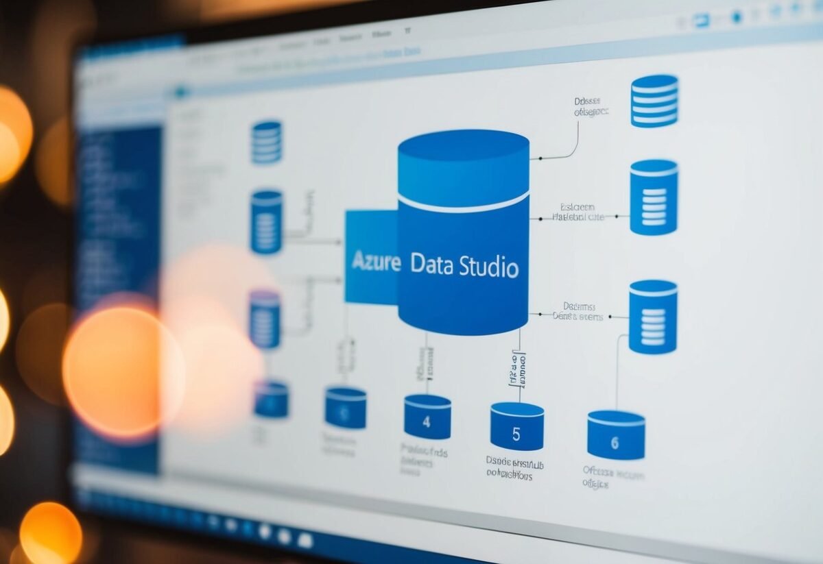 A diagram in Azure Data Studio depicting database objects and design concepts