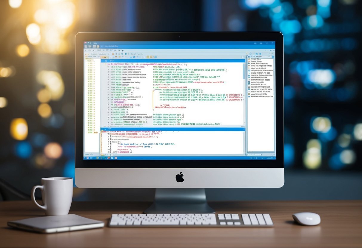A computer screen displaying SQL code with rollup functions