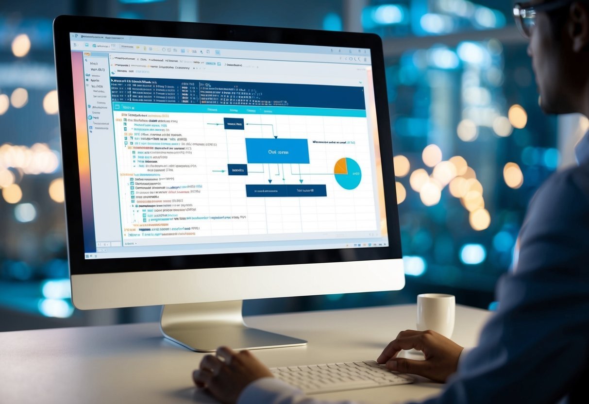 A computer screen displaying a complex SQL query with data being transformed using the PIVOT function for better performance