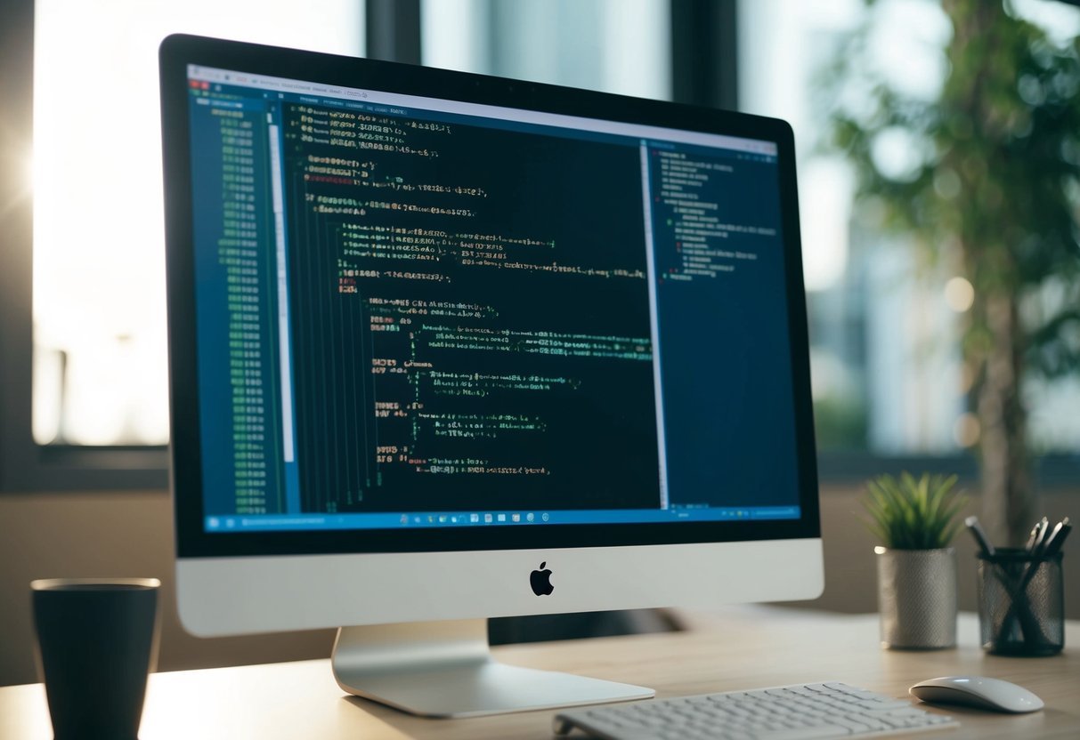 A computer screen displaying SQL code with advanced filtering using EXISTS and NOT EXISTS