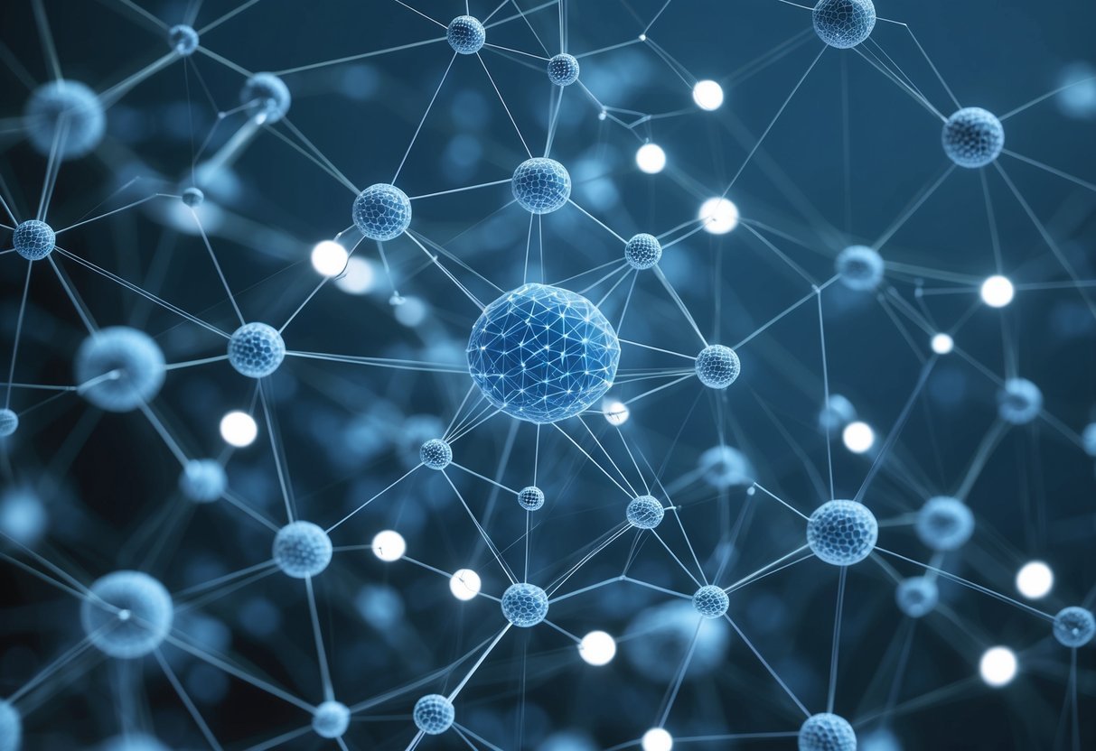 A complex web of interconnected nodes representing various types of normal forms in database design