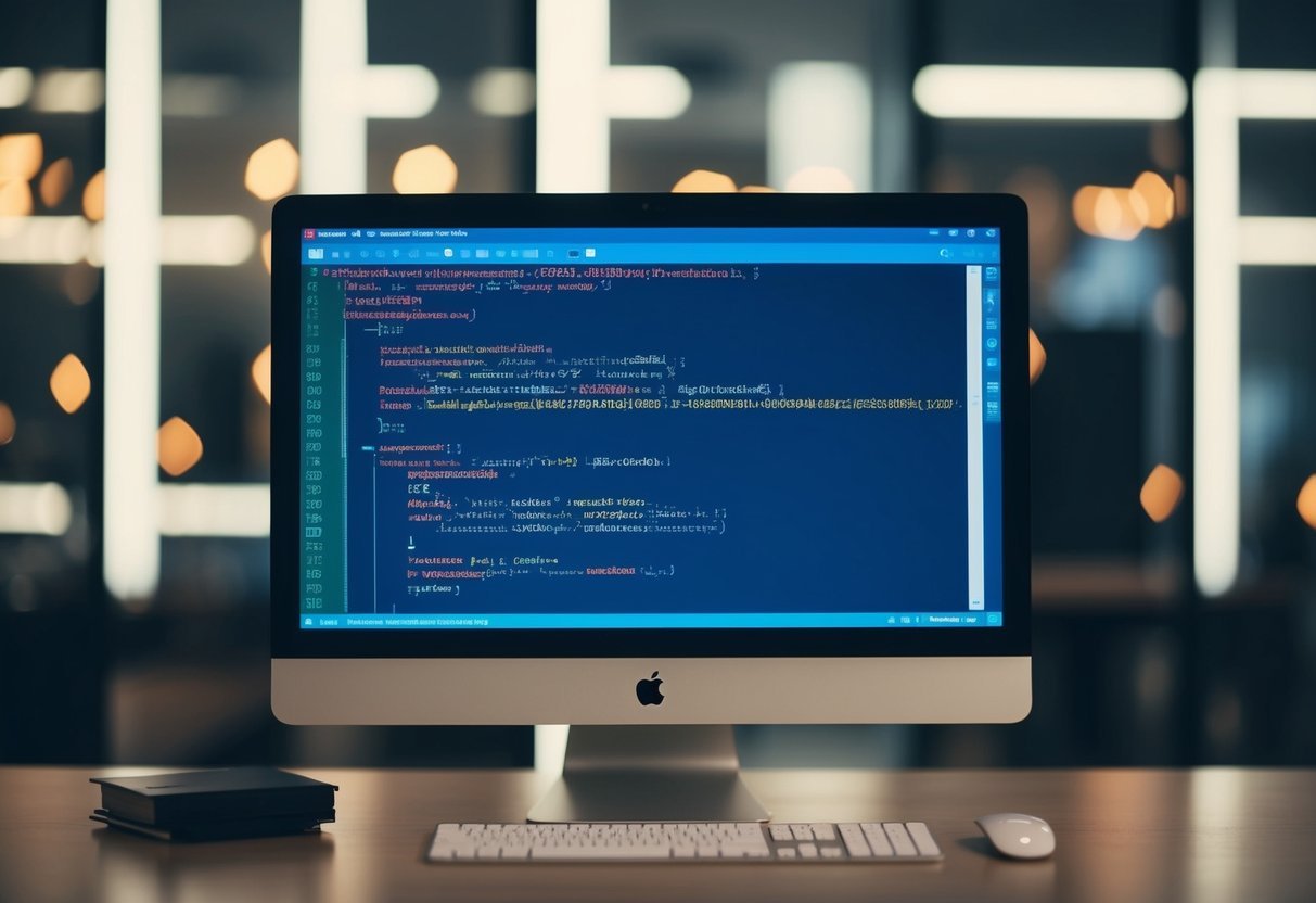 A computer screen displaying SQL code with window functions applied to partition data