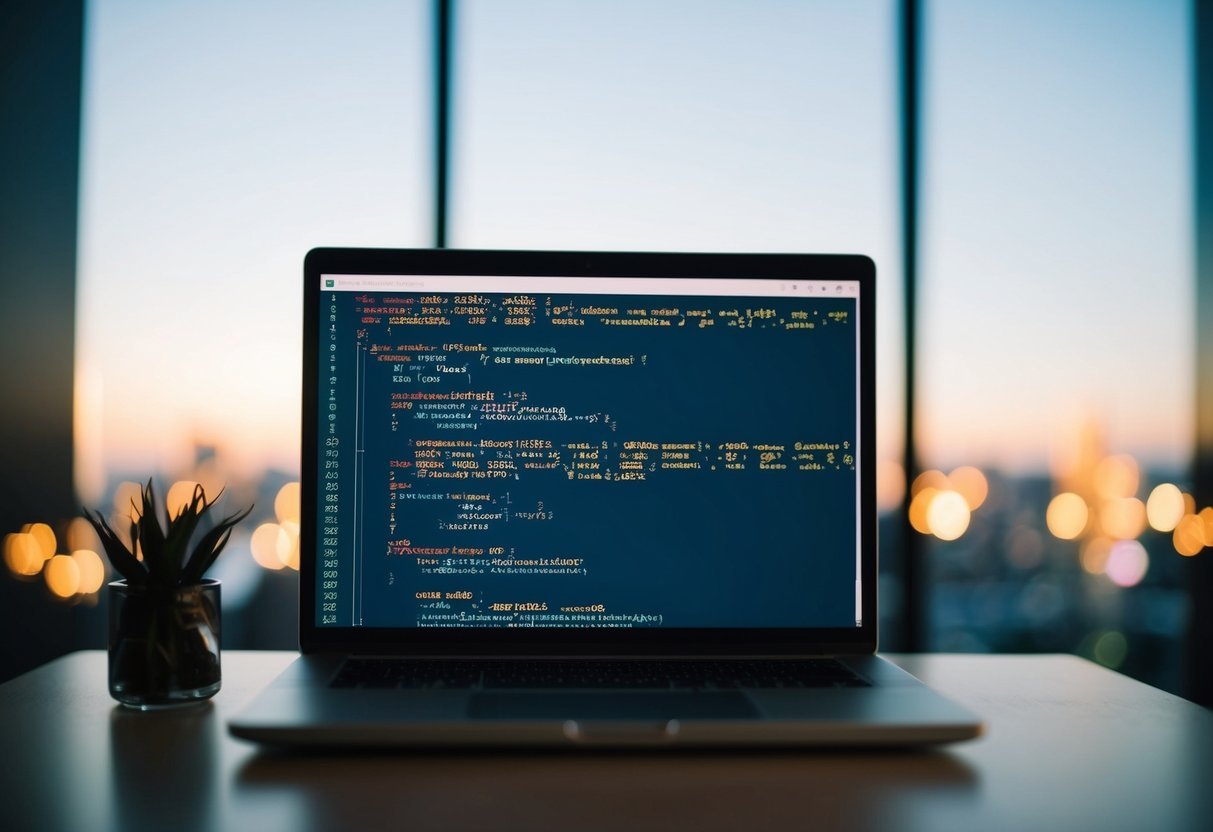 A computer screen displaying SQL code with variable declarations and procedural programming techniques