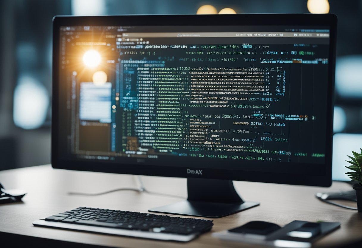A computer screen displaying a code editor with the text "MID() Learning DAX – Formatting data with functions" highlighted
