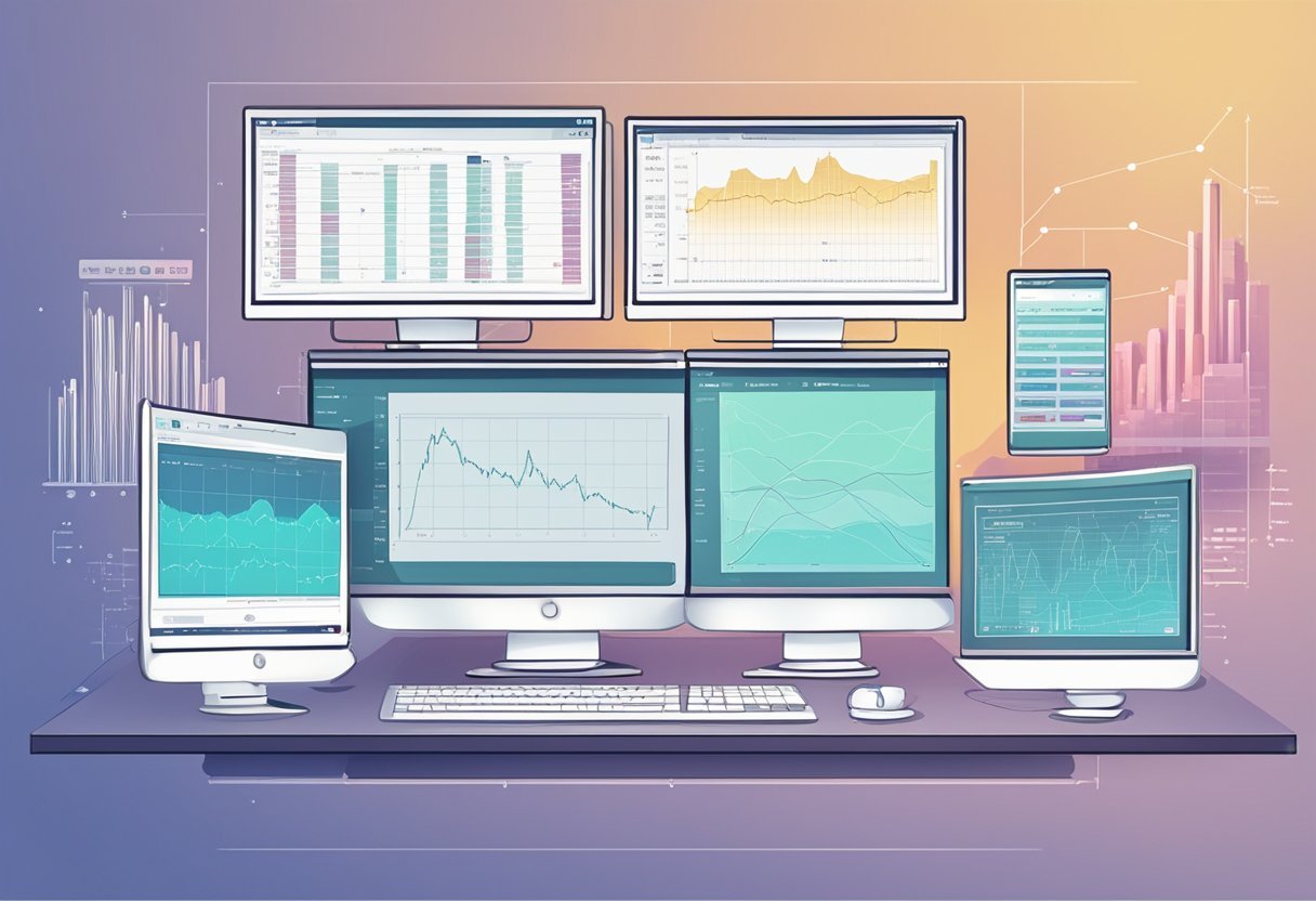 A computer screen displaying DAX relationship functions and data analysis charts
