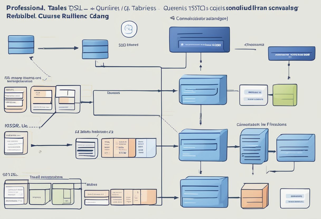 Multiple tables and queries being combined and compared using T-SQL. Conditional logic refining data with clauses