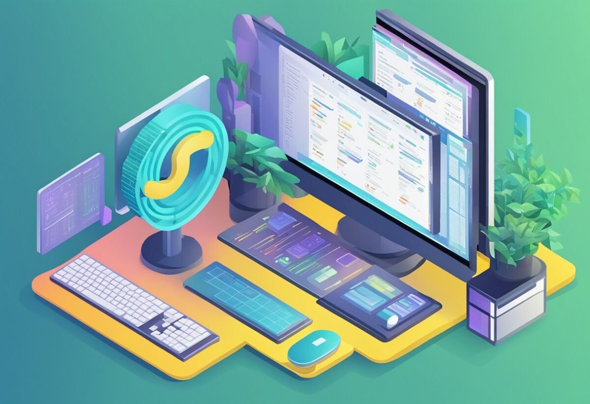 A computer screen displaying code for SVM theory and practice in Python