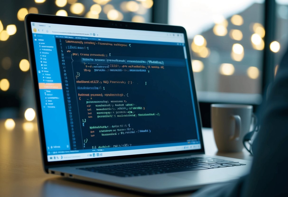 A computer screen displaying SQL code for creating stored procedures, with a focus on modularizing code for flexible analysis