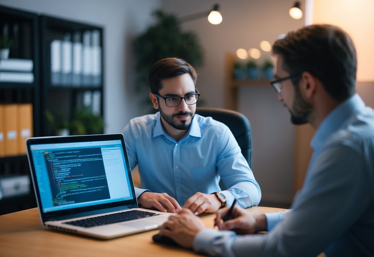 A programmer creating database objects like user-defined functions and stored procedures